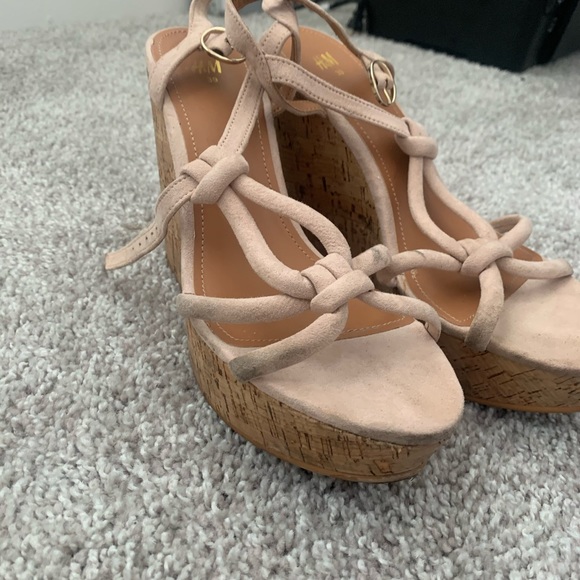 H&M pink wedges - Picture 2 of 4